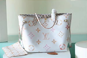 Bolsa Louis Vuitton Neverfull Monogram  "White&Beige"