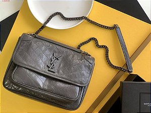 Bolsa Saint Laurent Niki Média "Gray"