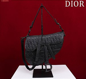 Bolsa Dior Saddle All Black Too