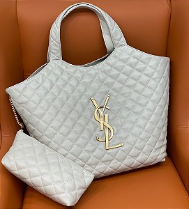 Bolsa YSL Icare Maxi Shopping "White"