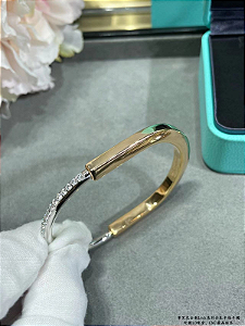 Bracelete Tiffany "Silver&Gold"