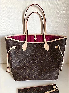 Bolsa Louis Vuitton Neverfull Monogram "Pivoine" (PRONTA ENTREGA)