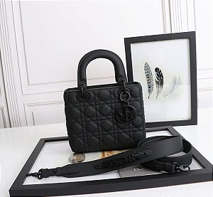 Bolsa Lady Dior Small "Preto-UltraFosco"