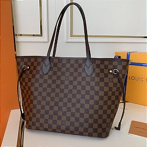 Bolsa Louis Vuitton Neverfull Damier Ébène "Rose Ballerine"