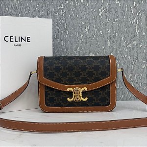 celine triomphe drawstring bolsa