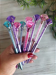 Caneta Diamante com cristais