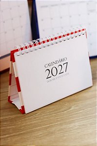 Calendário de mesa Neutro 2027
