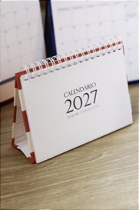 ATACADO - 50 Calendários de mesa Neutro 2027