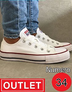 All star branco NUMERO 34 - OUTLET