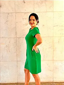 Vestido Alfaiataria Verde