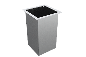 Adaptação P/ Lixeira Quadrada Inox 2L Com Bancada Úmida