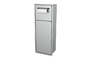 Armário De Embutir Na Parede Inox C/ Spt Papel Higiênico