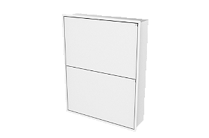 Armário Branco Embutir na Parede para Pratos e Copos
