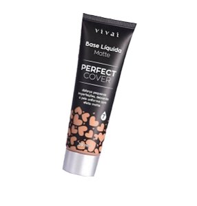 Base Líquida Matte Perfect Cover Cores Claras - Vivai