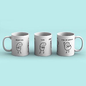 CANECA FLORK - Desenrola, bate, joga de ladinho.