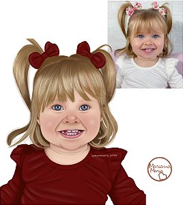 Caricatura Perfil (Apenas o Rosto)