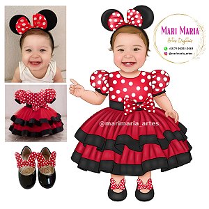 Ilustração para festa infantil - realista