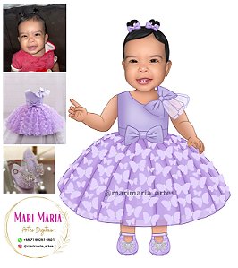 Ilustração com tema para festa infantil