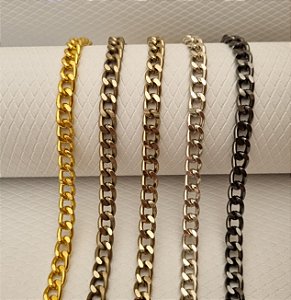 CORRENTE DE ALUMÍNIO LIXADA 3mm ESPESSURA C/ 01 metro CORES (REF 01)