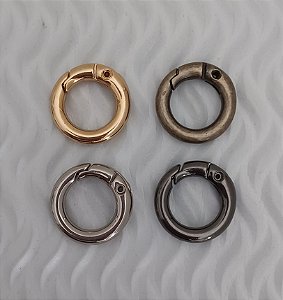 ARGOLA ARTICULADA 1,5 POR 2,20 CM ZAMAC CORES (PAR)