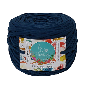 FIO DE MALHA PREMIUM KIKI ANTIPILLING 23MM- AZUL JEANS ESCURO - 350gr