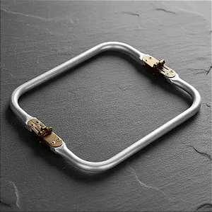 Alça Fecho Tubular Boca de Lobo para Bolsas C/ 20 cm