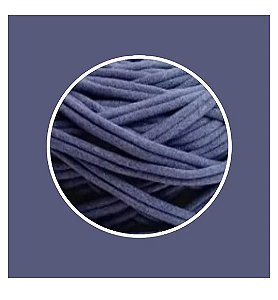 FIO DE MALHA PREMIUM KIKI ANTIPILLING 23MM- AZUL JEANS STONADO - 350gr