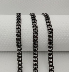 CORRENTE DE ALUMÍNIO RISCADA 3mm ESPESSURA C/ 1 METRO (CORES)