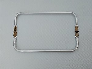 Alça Fecho Tubular Boca de Lobo para Bolsas C/ 25 cm