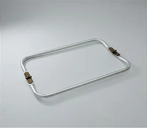 Alça Fecho Tubular Boca de Lobo para Bolsas C/ 30 cm