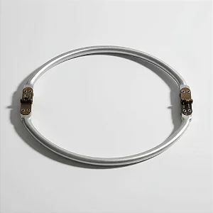 Alça Fecho Tubular Boca de Lobo para Bolsas C/ 20 cm ( OVAL )