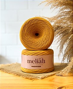 FIO DE MALHA PREMIUM MELIAH  ANTI-PILLING 35 MM COR  - MOSTARDA 500 g