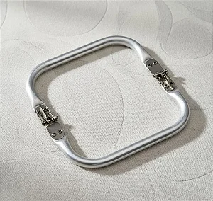 Alça Fecho Tubular Boca de Lobo para Bolsas C/ 15 cm