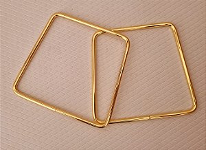 ALÇA DE METAL P/ BOLSA 12CM X 10,5CM ( PAR )