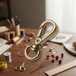 MOSQUETÃO GANCHO 4CM (02 UNIDADES) ZAMAC