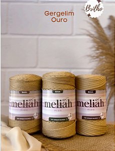 Fio de poliéster UNIQUE BLENDS 3mm - cor: GERGELIM OURO