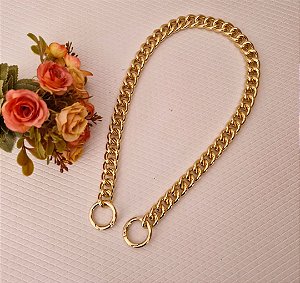 ALÇA CORRENTE DE ALUMÍNIO 4.5MM C/ 60CM ( Cores )