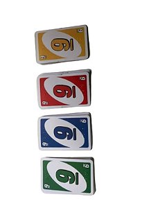 Jogo de Cartas Uno em Braille Adaptado para Deficientes Visuais