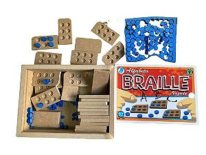Alfabeto Braille Vazado MDF