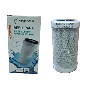 Elemento Filtrante Carbon Block 5 - Hidrofiltros - 902-0012