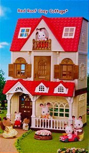 Kit Sylvanian Families Minha Primeira Casa +Doce Framboesa