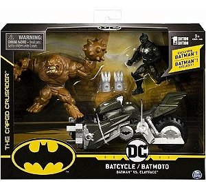 Veículo Batciclo E Batman Vs Cara De Barro Sunny Comics 2184