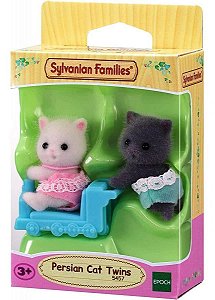 Sylvanian Families Gêmeos Gato Persa Divertido Epoch 5457