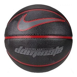 Bola De Basquete Nike Dominate 8p Tamanho 7 - Preta/vermelha