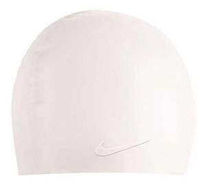 Touca De Natação Nike Solid Silicone Cap Branca