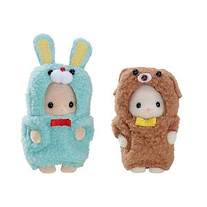 Sylvanian Families Adoraveis Fantasias Coelho  Cachorro 5596