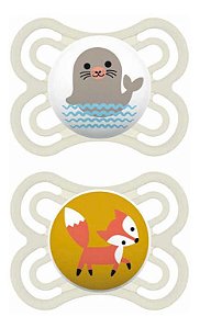 Kit Chupeta Mam Perfect 2 Un  0-6 Meses Neutra 2973