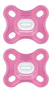 Kit Chupeta Mam Comfort 2 un Menina 100% Silicone 2102