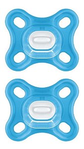 Kit Chupeta Mam Comfort  2 un Menino Azul 2101