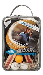Kit Ping Pong Donic Appelgren 300 2 Player Com Rede